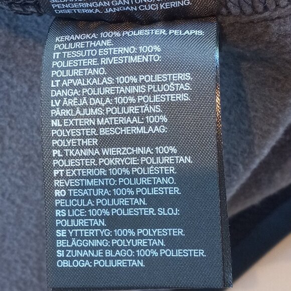 BNWT H&M Divided Black Faux Leather Puff Sleeve Mini Dress XS - Picture 12 of 15